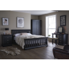 Toulouse Black Painted Single Pedestal Dressing Table - £50 OFF FLASH SALE - 6