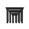 Toulouse Black Painted Fully Assembled Nest Of 3 Tables - SUMMER SALE - 6 Toulouse Black Painted Fully Assembled Nest Of 3 Tables - SUMMER SALE - 6