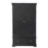 Toulouse Black Painted Double Wardrobe with Drawer - £50 OFF SUMMER SALE - 7 Toulouse Black Painted Double Wardrobe with Drawer - £50 OFF SUMMER SALE - 7