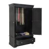 Toulouse Black Painted Double Wardrobe with Drawer - £50 OFF SUMMER SALE - 8 Toulouse Black Painted Double Wardrobe with Drawer - £50 OFF SUMMER SALE - 8