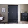 Toulouse Black Painted Double Wardrobe with Drawer - £50 OFF SUMMER SALE - 4 Toulouse Black Painted Double Wardrobe with Drawer - £50 OFF SUMMER SALE - 4