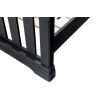 Toulouse Black Painted 4 foot 6 inches Slatted Double Bed - SUMMER SALE - 12
