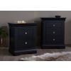 Toulouse Black Painted 3 Drawer Grande Large Assembled Bedside Table - £50 OFF SUMMER SALE - 12 Toulouse Black Painted 3 Drawer Grande Large Assembled Bedside Table - £50 OFF SUMMER SALE - 12