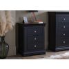 Toulouse Black Painted 3 Drawer Grande Large Assembled Bedside Table - £50 OFF SUMMER SALE - 10 Toulouse Black Painted 3 Drawer Grande Large Assembled Bedside Table - £50 OFF SUMMER SALE - 10