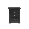 Toulouse Black Painted 3 Drawer Grande Large Assembled Bedside Table - £50 OFF SUMMER SALE - 8 Toulouse Black Painted 3 Drawer Grande Large Assembled Bedside Table - £50 OFF SUMMER SALE - 8
