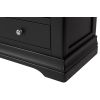 Toulouse Black Painted Grande 1.8m Large Assembled TV Unit With 4 Drawers - £60 OFF SUMMER SALE - 4 Toulouse Black Painted Grande 1.8m Large Assembled TV Unit With 4 Drawers - £60 OFF SUMMER SALE - 4