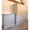 Toulouse Grey Painted Extra Large 4 Door Quad Wardrobe - £300 OFF FLASH SALE - 3 Toulouse Grey Painted Extra Large 4 Door Quad Wardrobe - £300 OFF FLASH SALE - 3