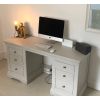 Toulouse Double Pedestal Grey Painted Large Dressing Table / Desk - £40 OFF SUMMER SALE - 3 Toulouse Double Pedestal Grey Painted Large Dressing Table / Desk - £40 OFF SUMMER SALE - 3
