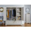 Toulouse Grey Painted Triple Wardrobe with Drawers - £200 OFF FLASH SALE - 3 Toulouse Grey Painted Triple Wardrobe with Drawers - £200 OFF FLASH SALE - 3