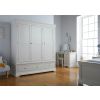 Toulouse Grey Painted Triple Wardrobe with Drawers - £200 OFF FLASH SALE - 6 Toulouse Grey Painted Triple Wardrobe with Drawers - £200 OFF FLASH SALE - 6