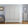 Toulouse Grey Painted Triple Wardrobe with Drawers - £200 OFF FLASH SALE - 7 Toulouse Grey Painted Triple Wardrobe with Drawers - £200 OFF FLASH SALE - 7