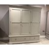 Toulouse Grey Painted Triple Wardrobe with Drawers - £200 OFF FLASH SALE - 4 Toulouse Grey Painted Triple Wardrobe with Drawers - £200 OFF FLASH SALE - 4