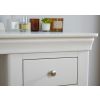 Toulouse Grey Painted Single Pedestal Dressing Table / Desk - £40 OFF SUMMER SALE - 6