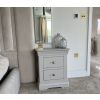 Toulouse Grey Painted 2 Drawer Large Assembled Bedside Table - £40 OFF SUMMER SALE - 8 Toulouse Grey Painted 2 Drawer Large Assembled Bedside Table - £40 OFF SUMMER SALE - 8