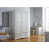 Toulouse Grey Painted Double Wardrobe with Drawer - £50 OFF FLASH SALE - 4 Toulouse Grey Painted Double Wardrobe with Drawer - £50 OFF FLASH SALE - 4