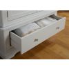 Toulouse Grey Painted Double Wardrobe with Drawer - £50 OFF FLASH SALE - 12 Toulouse Grey Painted Double Wardrobe with Drawer - £50 OFF FLASH SALE - 12