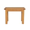 Lichfield Flip Top 100cm 50cm Oak Table 2 Churchill Brown Leather Oak Chair Set - SUMMER SALE - 5