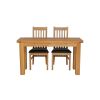 Lichfield Narrow Flip Top Oak Extending Table 140cm x 45cm - SUMMER SALE - 8