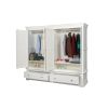Toulouse White Painted 4 Door Double Hanging Quad Extra Large Wardrobe - £300 OFF FLASH SALE - 2 Toulouse White Painted 4 Door Double Hanging Quad Extra Large Wardrobe - £300 OFF FLASH SALE - 2
