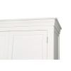 Toulouse White Painted 4 Door Double Hanging Quad Extra Large Wardrobe - £300 OFF FLASH SALE - 12 Toulouse White Painted 4 Door Double Hanging Quad Extra Large Wardrobe - £300 OFF FLASH SALE - 12