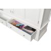 Toulouse White Painted 4 Door Double Hanging Quad Extra Large Wardrobe - £300 OFF FLASH SALE - 14 Toulouse White Painted 4 Door Double Hanging Quad Extra Large Wardrobe - £300 OFF FLASH SALE - 14