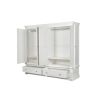 Toulouse White Painted 4 Door Double Hanging Quad Extra Large Wardrobe - £300 OFF FLASH SALE - 7 Toulouse White Painted 4 Door Double Hanging Quad Extra Large Wardrobe - £300 OFF FLASH SALE - 7
