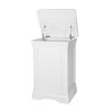 Toulouse White Painted Fully Assembled Laundry Bin - 10% OFF SUMMER SALE - 7 Toulouse White Painted Fully Assembled Laundry Bin - 10% OFF SUMMER SALE - 7