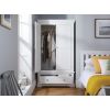 Toulouse Brilliant White Painted Double Wardrobe with Drawer - £50 OFF FLASH SALE - 5 Toulouse Brilliant White Painted Double Wardrobe with Drawer - £50 OFF FLASH SALE - 5
