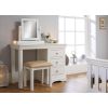 Toulouse White Painted Dressing Table Mirror Stool Bedroom Set - SUMMER SALE - 2