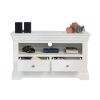 Toulouse White Painted Fully Assembled TV Unit 2 Drawers - £80 OFF SUMMER SALE - 11 Toulouse White Painted Fully Assembled TV Unit 2 Drawers - £80 OFF SUMMER SALE - 11