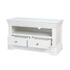 Toulouse White Painted Fully Assembled TV Unit 2 Drawers - £80 OFF SUMMER SALE - 12 Toulouse White Painted Fully Assembled TV Unit 2 Drawers - £80 OFF SUMMER SALE - 12