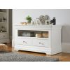 Toulouse White Painted Fully Assembled TV Unit 2 Drawers - £80 OFF SUMMER SALE - 3 Toulouse White Painted Fully Assembled TV Unit 2 Drawers - £80 OFF SUMMER SALE - 3