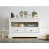 Toulouse White Painted Fully Assembled TV Unit 2 Drawers - £80 OFF SUMMER SALE - 5 Toulouse White Painted Fully Assembled TV Unit 2 Drawers - £80 OFF SUMMER SALE - 5