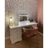 Toulouse White Painted Double Pedestal Large Dressing Table / Home Office Desk - £40 OFF SUMMER SALE - 4 Toulouse White Painted Double Pedestal Large Dressing Table / Home Office Desk - £40 OFF SUMMER SALE - 4