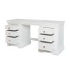 Toulouse White Painted Double Pedestal Large Dressing Table / Home Office Desk - £40 OFF SUMMER SALE - 12 Toulouse White Painted Double Pedestal Large Dressing Table / Home Office Desk - £40 OFF SUMMER SALE - 12