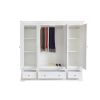 Toulouse White Painted 4 Door Quad Extra Large Wardrobe - £300 OFF FLASH SALE - 6 Toulouse White Painted 4 Door Quad Extra Large Wardrobe - £300 OFF FLASH SALE - 6
