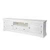 Toulouse White Painted Grande 210cm Extra Large Assembled TV Unit - £70 OFF FLASH SALE - 7 Toulouse White Painted Grande 210cm Extra Large Assembled TV Unit - £70 OFF FLASH SALE - 7