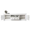 Toulouse White Painted Grande 210cm Extra Large Assembled TV Unit - £70 OFF FLASH SALE - 9 Toulouse White Painted Grande 210cm Extra Large Assembled TV Unit - £70 OFF FLASH SALE - 9
