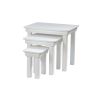Toulouse White Painted Assembled Nest Of 3 Tables - SUMMER SALE - 6 Toulouse White Painted Assembled Nest Of 3 Tables - SUMMER SALE - 6