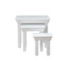 Toulouse White Painted Assembled Nest Of 3 Tables - SUMMER SALE - 11 Toulouse White Painted Assembled Nest Of 3 Tables - SUMMER SALE - 11