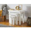 Toulouse White Painted Assembled Nest Of 3 Tables - SUMMER SALE - 2 Toulouse White Painted Assembled Nest Of 3 Tables - SUMMER SALE - 2