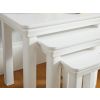 Toulouse White Painted Assembled Nest Of 3 Tables - SUMMER SALE - 4 Toulouse White Painted Assembled Nest Of 3 Tables - SUMMER SALE - 4