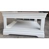 Toulouse White Painted 90cm Square Assembled Coffee Table With Shelf - £20 OFF SUMMER SALE - 13 Toulouse White Painted 90cm Square Assembled Coffee Table With Shelf - £20 OFF SUMMER SALE - 13