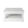 Toulouse White Painted 90cm Square Assembled Coffee Table With Shelf - £20 OFF SUMMER SALE - 9 Toulouse White Painted 90cm Square Assembled Coffee Table With Shelf - £20 OFF SUMMER SALE - 9