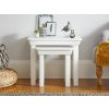 Toulouse White Painted Assembled Nest Of Two Tables - SUMMER SALE - 4 Toulouse White Painted Assembled Nest Of Two Tables - SUMMER SALE - 4