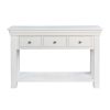 Toulouse White Painted 3 Drawer Large Assembled Console Table - £70 OFF SUMMER SALE - 7 Toulouse White Painted 3 Drawer Large Assembled Console Table - £70 OFF SUMMER SALE - 7