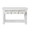 Toulouse White Painted 3 Drawer Large Assembled Console Table - £70 OFF SUMMER SALE - 9 Toulouse White Painted 3 Drawer Large Assembled Console Table - £70 OFF SUMMER SALE - 9