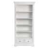 Toulouse White Painted Tall Fully Assembled Bookcase 2 Drawers - SUMMER SALE - 8 Toulouse White Painted Tall Fully Assembled Bookcase 2 Drawers - SUMMER SALE - 8