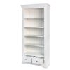 Toulouse White Painted Tall Fully Assembled Bookcase 2 Drawers - SUMMER SALE - 11 Toulouse White Painted Tall Fully Assembled Bookcase 2 Drawers - SUMMER SALE - 11