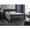 Toulouse Black Painted 4 foot 6 inches Slatted Double Bed - SUMMER SALE - 6